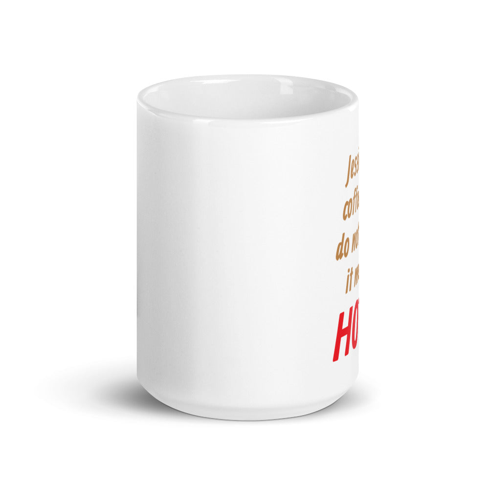 Jessica's Design White Glossy Coffee Mug