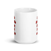 Coffee Strong Black and Hot White Glossy Mug