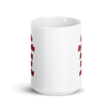 Coffee Strong Black and Hot White Glossy Mug