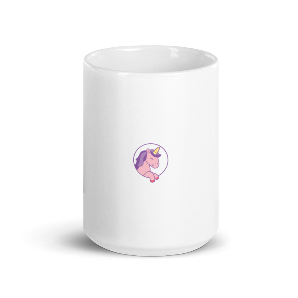 Designer Unicorn White Glossy Mug