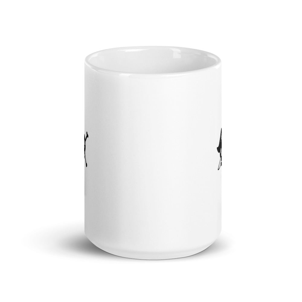 Pirate Design White Glossy Mug