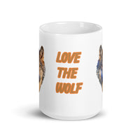 Love the Wolf White Glossy Mug