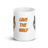 Love the Wolf White Glossy Mug