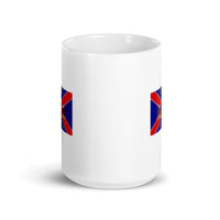 Alabama State Flag White Glossy Mug