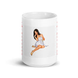 Your Wife is Hot Just Like the Coffee White Glossy Mug