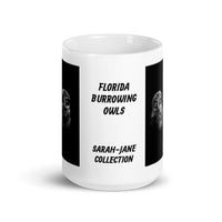 Florida Burrowing Owls White Glossy Mug