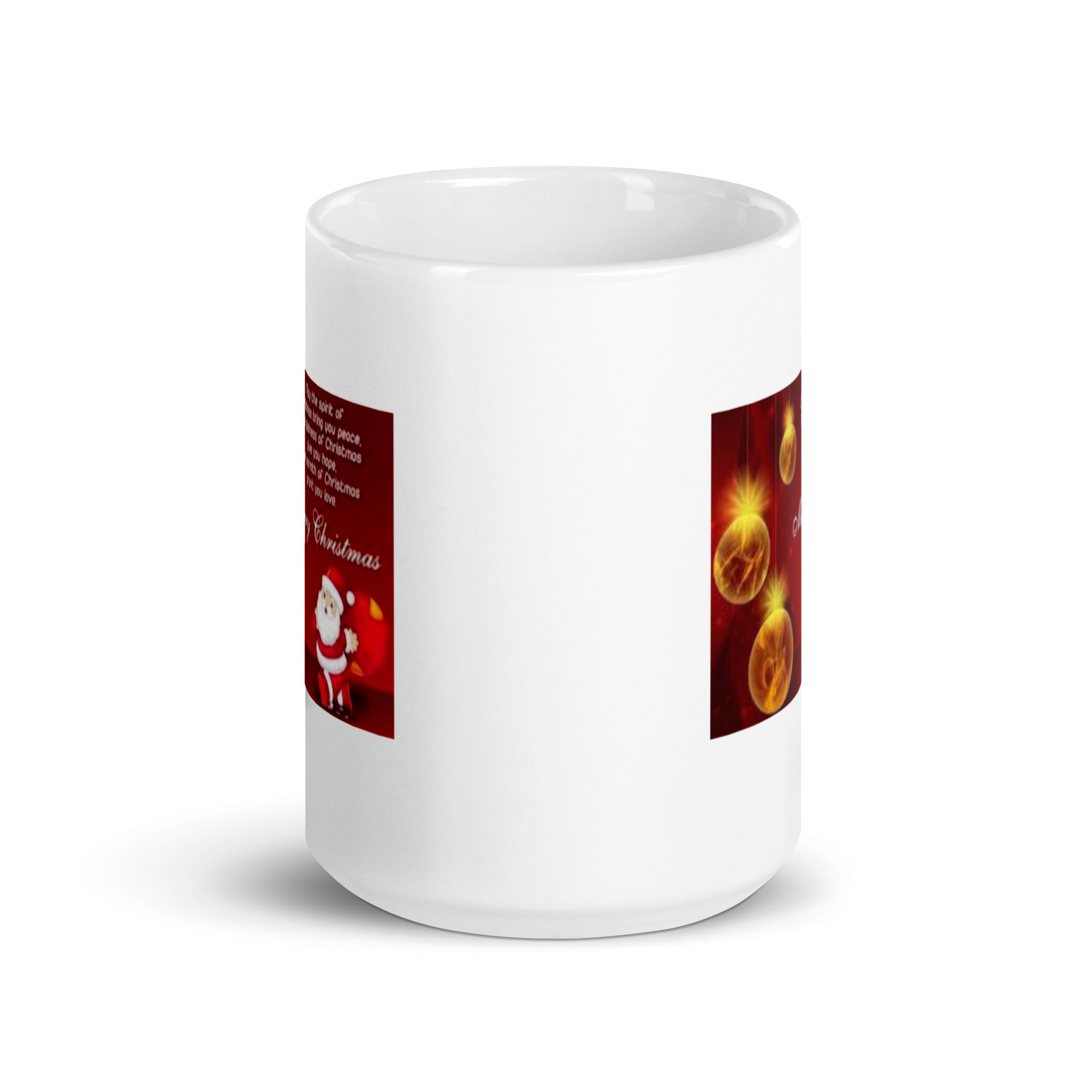 Merry Christmas White Glossy Mug