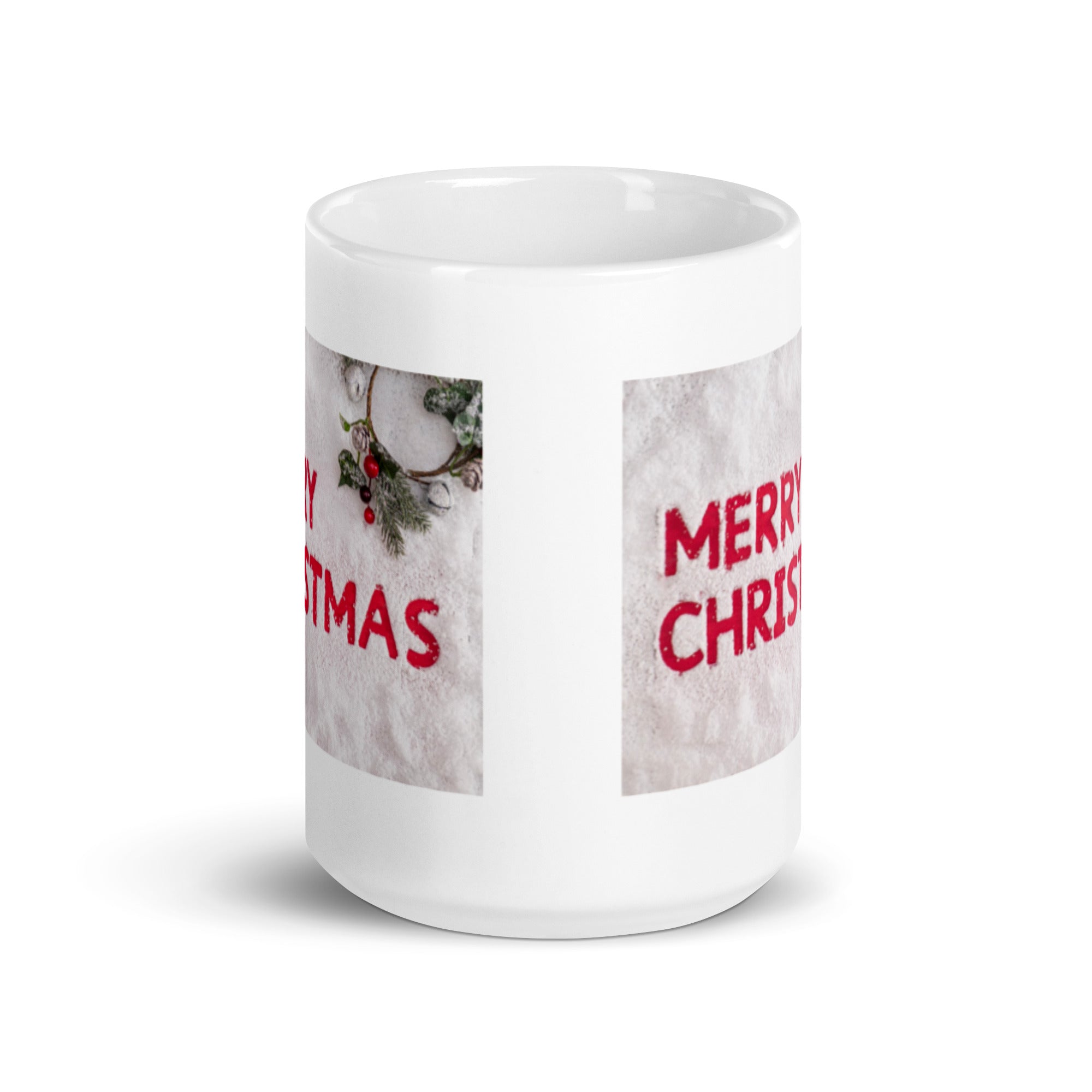 Merry Christmas White Glossy Mug