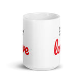 Do What You Love White Glossy Mug