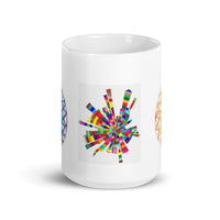 Abstract Art White Glossy Coffee Mug