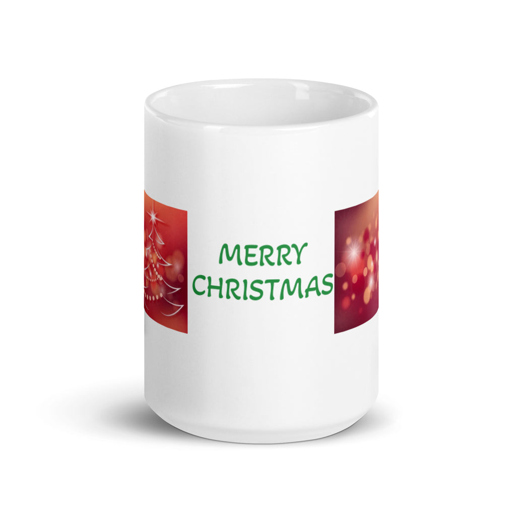 Merry Christmas White Glossy Mug