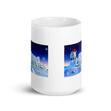 Merry Christmas Holiday White Glossy Coffee Mug