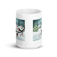 Holiday Merry Christmas White Glossy Mug