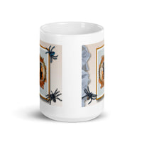 Scary Halloween White Glossy Mug