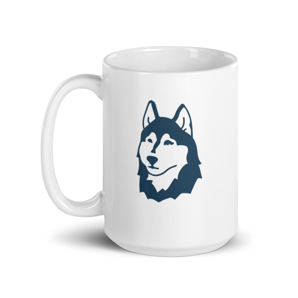 Designer Animal Print White Glossy Mug