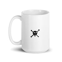 Pirate Design White Glossy Mug