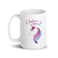I Believe In Unicorns White Glossy Mug