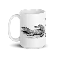 Sarah-Jane Collection Florida Baby Gators White Glossy Mug