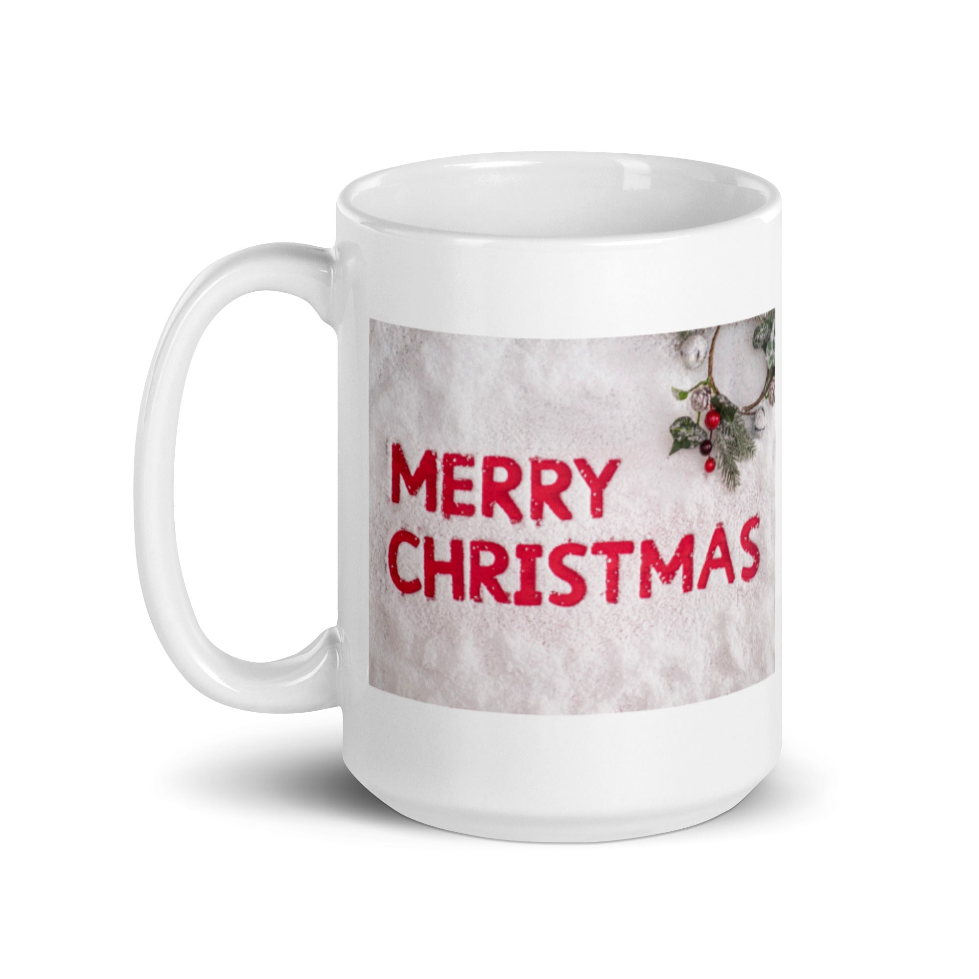 Merry Christmas White Glossy Mug
