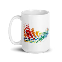 Abstract Art White Glossy Mug
