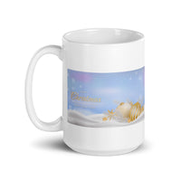 Merry Christmas and Happy New Year White Glossy Mug