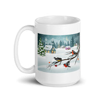 Holiday Merry Christmas White Glossy Mug