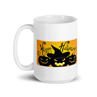 Happy Halloween White Glossy Mug