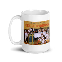 The Kittens Wish You A Very Merry Christmas White Glossy Mug