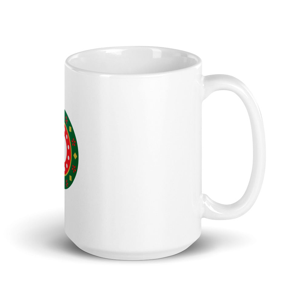 Holiday White Glossy Mug