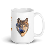 Love the Wolf White Glossy Mug