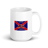 Alabama State Flag White Glossy Mug
