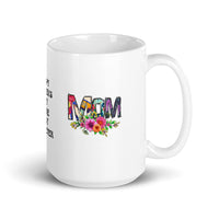 Mothers Day Best Mom Ever White Glossy Mug