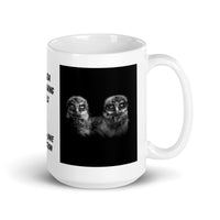 Florida Burrowing Owls White Glossy Mug