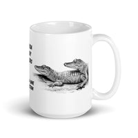 Sarah-Jane Collection Florida Baby Gators White Glossy Mug