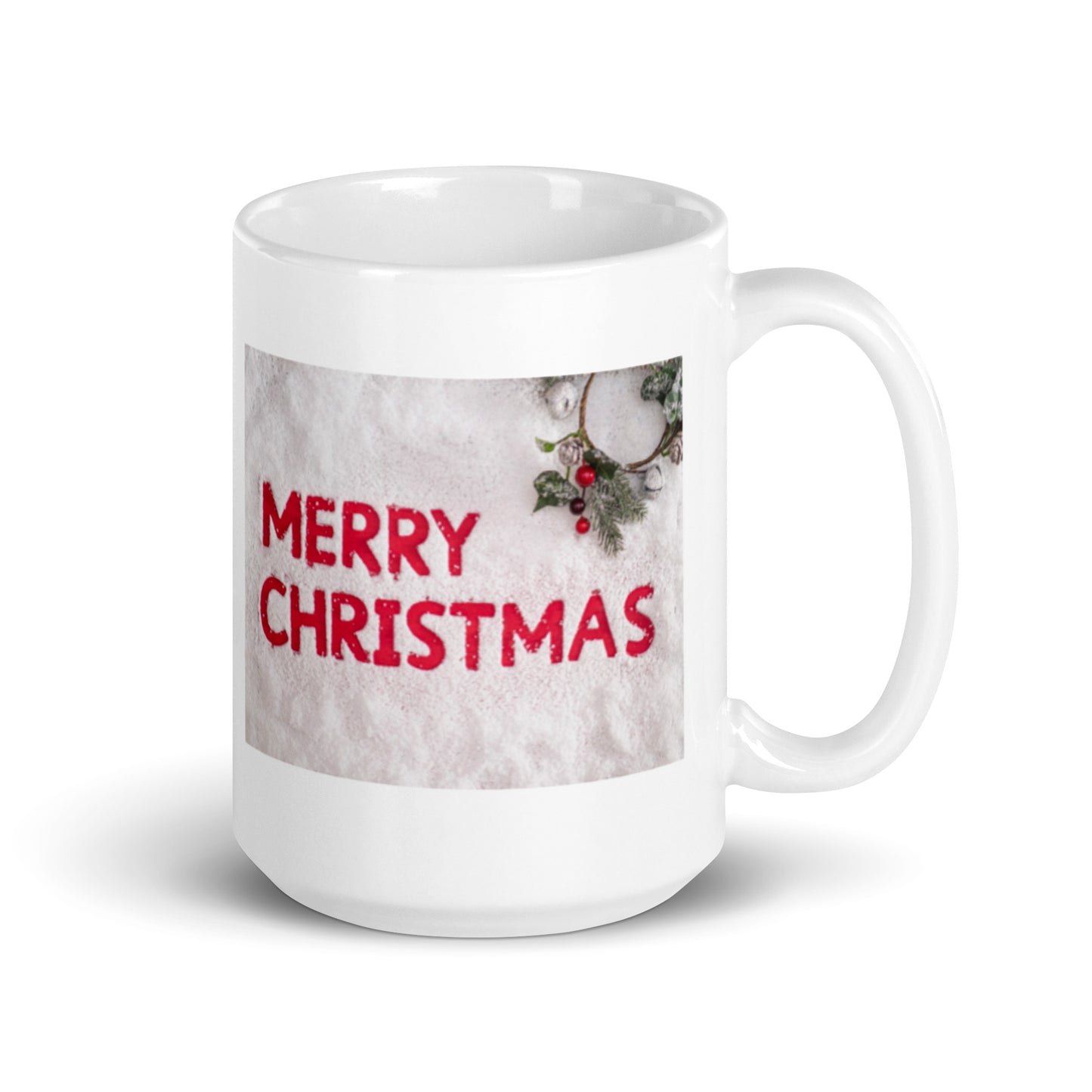 Merry Christmas White Glossy Mug