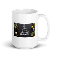 We Wish You a Merry Christmas White Glossy Mug