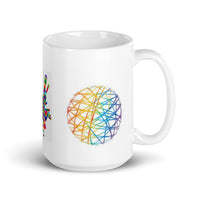 Abstract Art White Glossy Coffee Mug