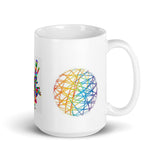 Abstract Art White Glossy Coffee Mug