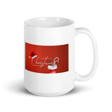 Holiday Merry Christmas White Glossy Mug