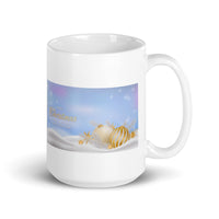 Merry Christmas and Happy New Year White Glossy Mug