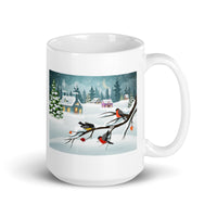 Holiday Merry Christmas White Glossy Mug