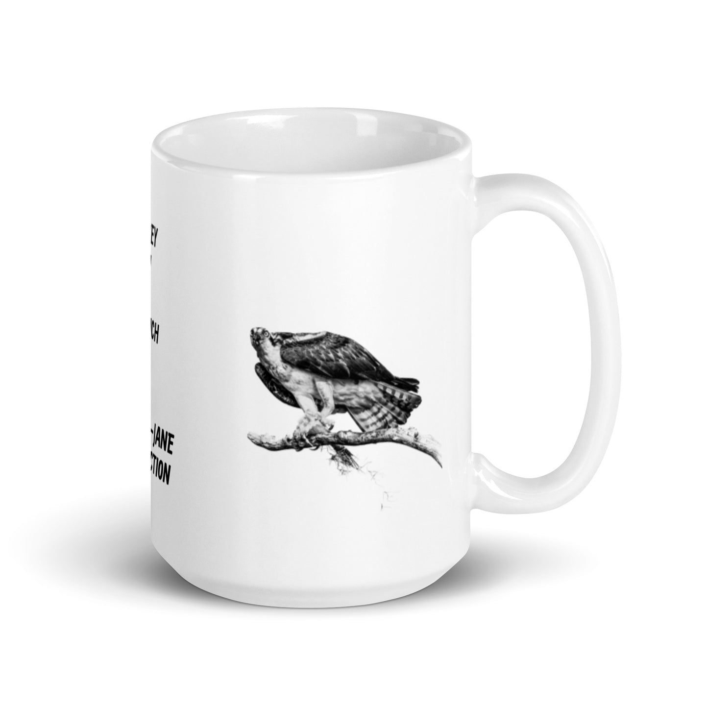Sarah-Jane Collection Osprey White Glossy Mug
