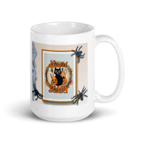 Scary Halloween White Glossy Mug