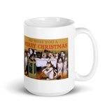 The Kittens Wish You A Very Merry Christmas White Glossy Mug
