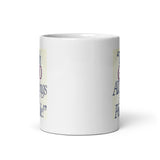 With God All Things Are Possible White Glossy Mug