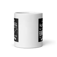 Happiness Buying a Fishing Pole White Glossy Mug