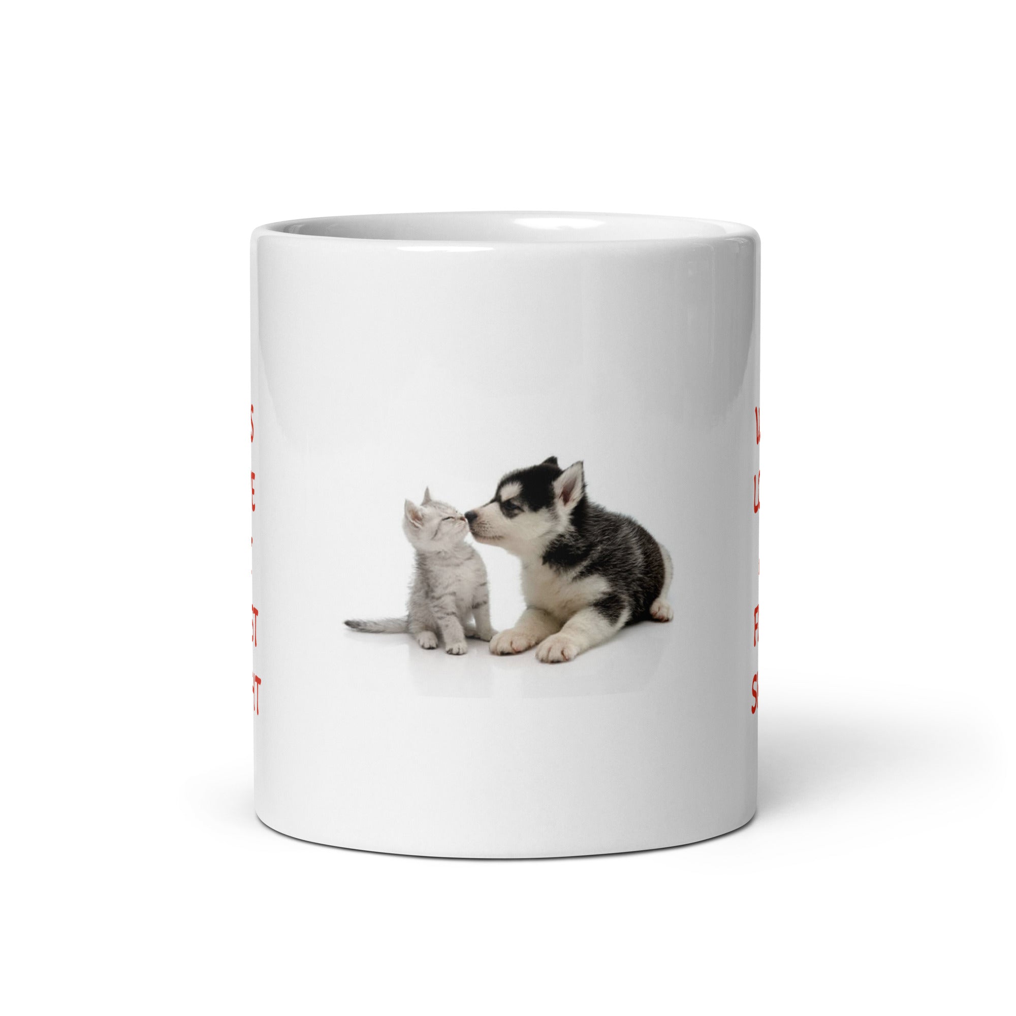 Love at First Sight Design White Glossy Mug