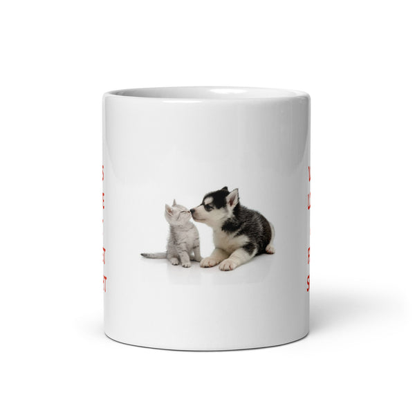 Love at First Sight Design White Glossy Mug