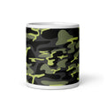 Abstract Art Design White Glossy Coffee Mug
