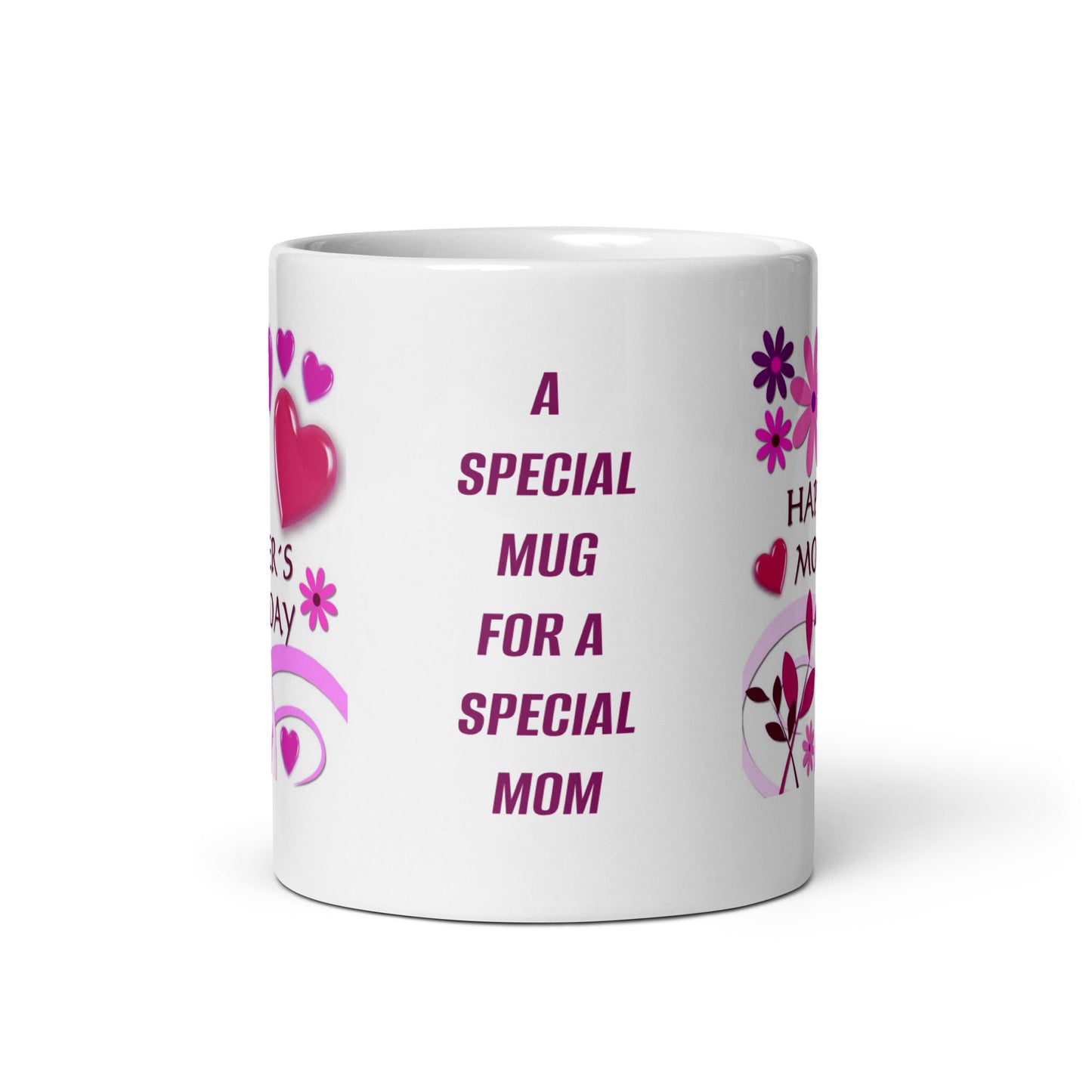 Mothers Day Special Mom White Glossy Mug